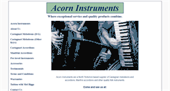 Desktop Screenshot of acorninstruments.co.uk